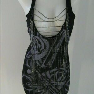 Vintage Christian Audigier Chain Dress